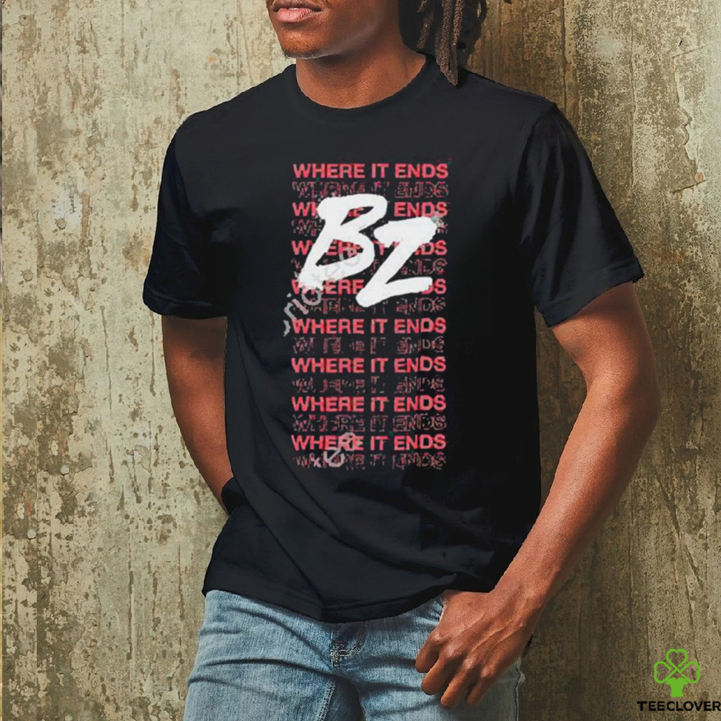 Where It Ends B2 Tee Shirt Where It Ends B2 Tee Shirt