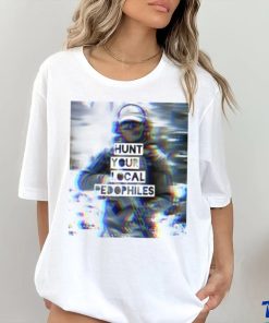 Where Ru Now Patriot Wave Hunt Your Local Pedophiles Shirt