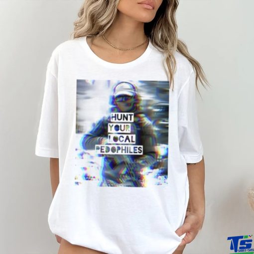 Where Ru Now Patriot Wave Hunt Your Local Pedophiles Shirt