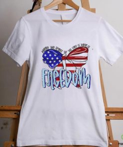 Where The Spirit Of Lord Is There Freedom Usa Flag Shirt