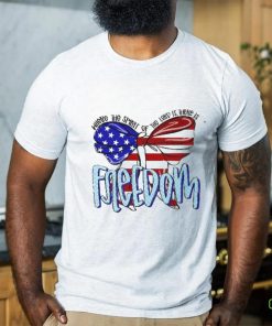 Where The Spirit Of Lord Is There Freedom Usa Flag Shirt