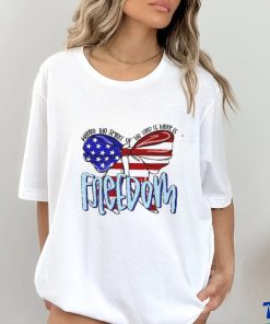 Where The Spirit Of Lord Is There Freedom Usa Flag Shirt