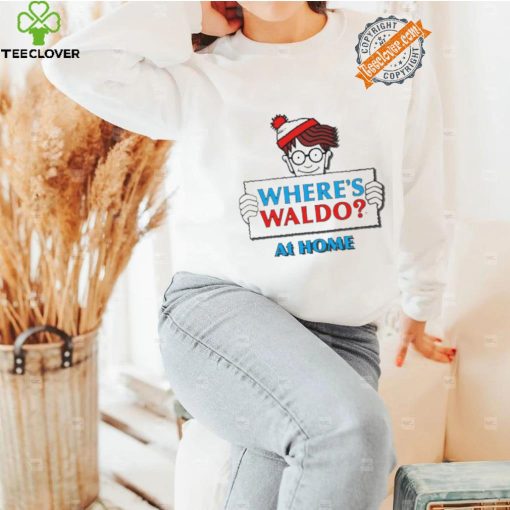 Where’s Waldo at home Waar is Wally with red and white hoodie, sweater, longsleeve, shirt v-neck, t-shirt