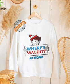 Where’s Waldo at home Waar is Wally with red and white hoodie, sweater, longsleeve, shirt v-neck, t-shirt