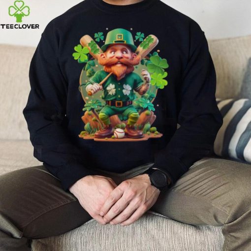 Whimsical Leprechaun Baseball Player St Patrick’s Day Special Essential T shirt