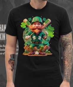 Whimsical Leprechaun Baseball Player St Patrick’s Day Special Essential T shirt