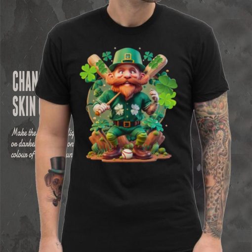 Whimsical Leprechaun Baseball Player St Patrick’s Day Special Essential T shirt