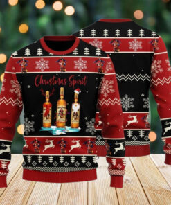 Whiskey Captain Morgan Christmas Sweater, Whiskey Ugly Xmas Sweater, Drinking Party Shirt, Holiday Sweater