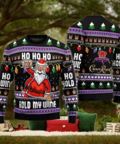Whiskey Santa Claus Ugly Christmas Sweater