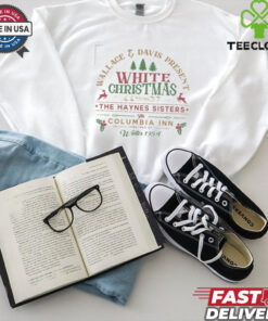 White Christmas Sweatshirt, Columbia Inn Pine Tree Vermont Christmas Shirt
