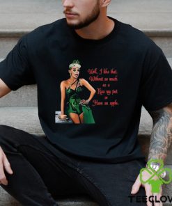 White Christmas – Kiss My Foot Or Have An Apple – Red Active Shirt