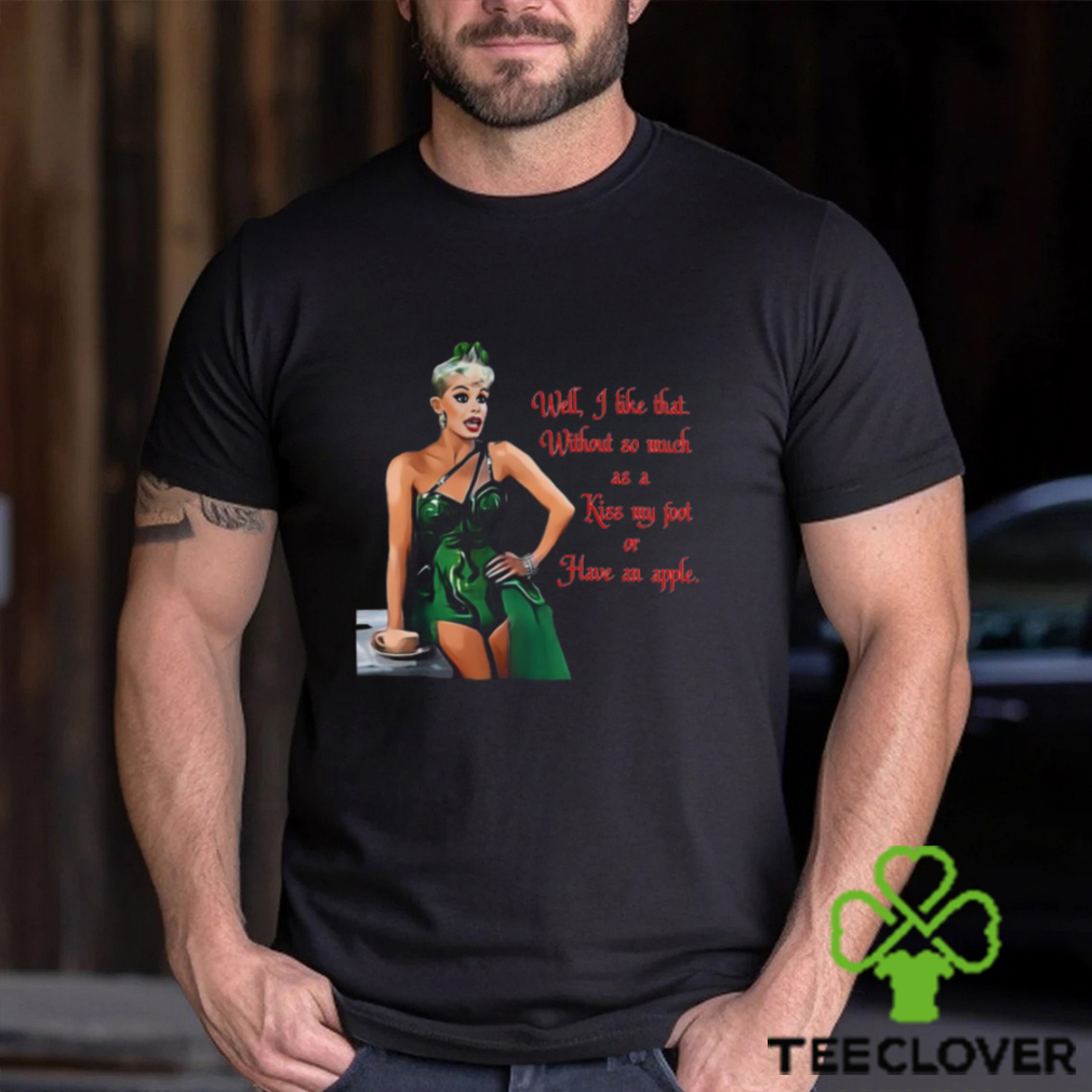 White Christmas – Kiss My Foot Or Have An Apple – Red Active Shirt White Christmas – Kiss My Foot Or Have An Apple – Red Active Shirt