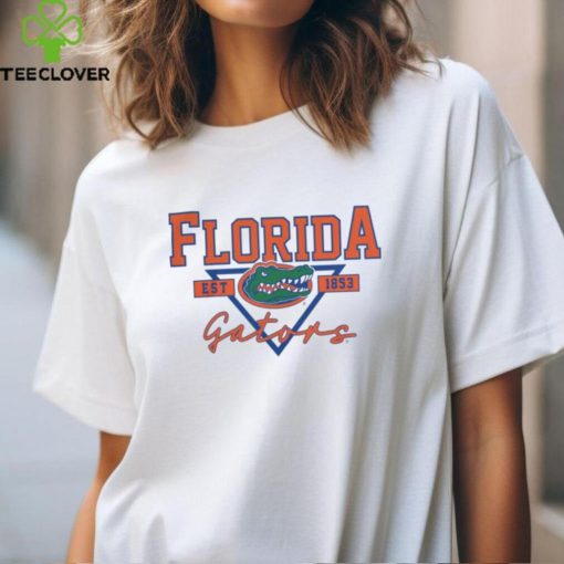 White Florida Gators Triangle Origin T Shirt