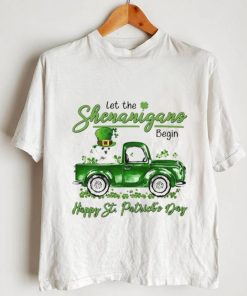 White Maltese Let The Shenanigans Begin Happy St. Patricks Day Shirt 1