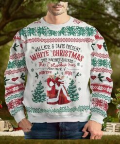 White Movie Christmas Ugly Sweater