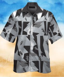 White Sox Abstract Art Deco Hawaiian Shirt