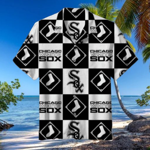 White Sox Checkered Flag Hawaiian Shirt
