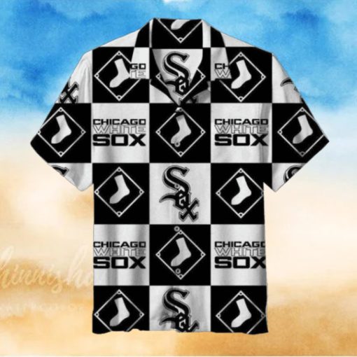 White Sox Checkered Flag Hawaiian Shirt
