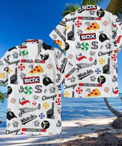 White Sox Chicago Hawaiian Shirt Beach Shorts