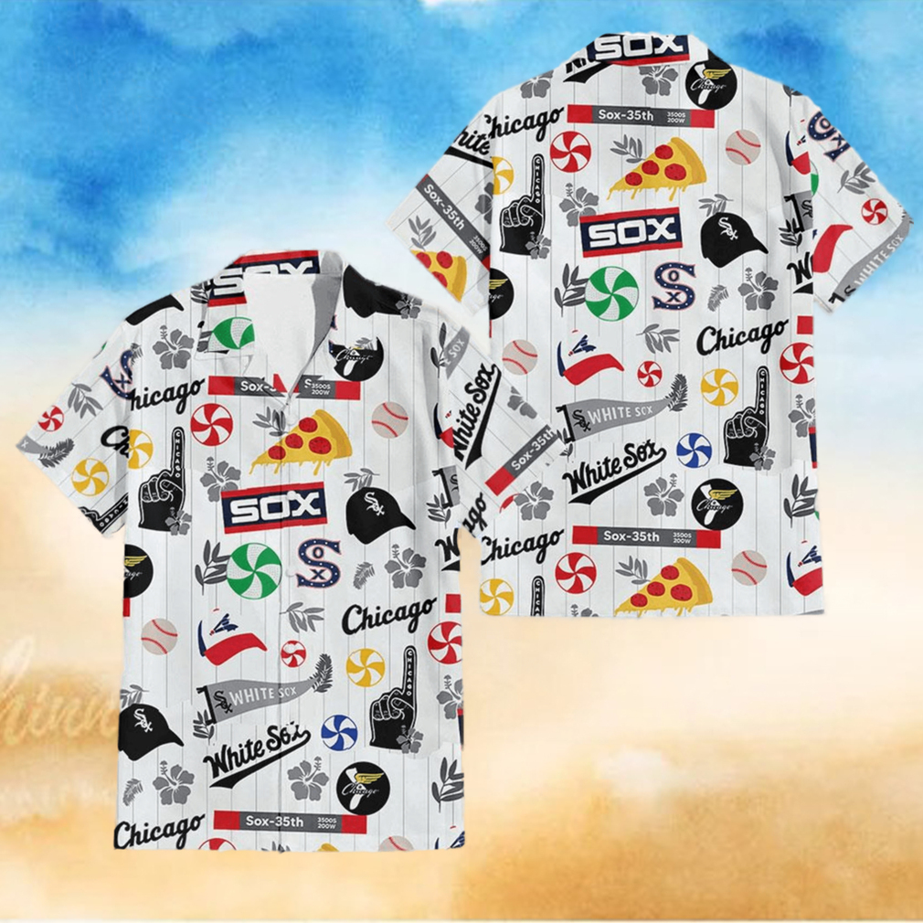 White Sox Chicago Hawaiian Shirt Beach Shorts White Sox Chicago Hawaiian Shirt Beach Shorts