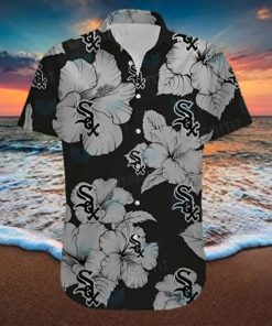 White Sox Hawaiian Shirt Big Hibiscus Pattern Chicago White Sox Gift hawaiian shirt