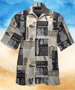 White Sox Hawaiian Shirt With Polynesian Tattoo Patterns