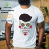 Yellow Sugar Skull Diamond and Rose T Shirt