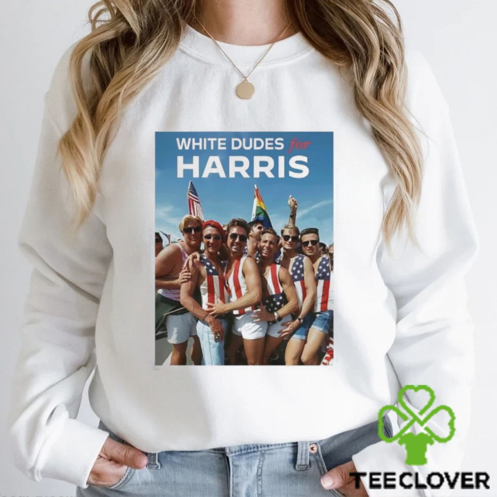 White dudes for Harris White Gay pride hoodie White dudes for Harris White Gay pride hoodie