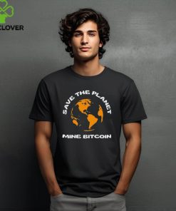 Whites Save The Planet Mine Bitcoin t shirt