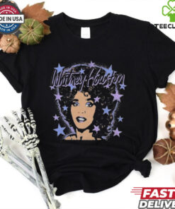 Whitney Houston Stars T shirts