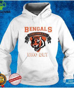 Who Dey Cincinnati Bengals 2022 logo Shirt