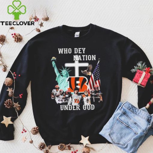 Who Dey Nation Cincinnati Bengals Super Bowl Champions Under God Shirt