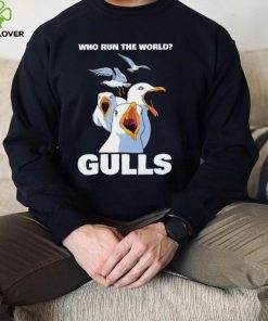 Who run the World Gulls art shirt