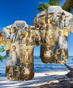 Whole Life Of Jesus Unisex Hawaiian Aloha Shirt