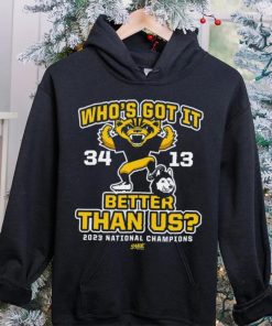 Who's Got It Better Than Us_! (Score Shirt) T Shirt