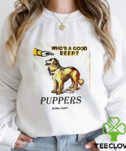 Who’s a good Beer Puppers Golden Lager logo hoodie, sweater, longsleeve, shirt v-neck, t-shirt