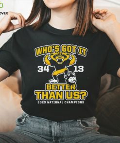 Who’s got it better than us michigan college shirt