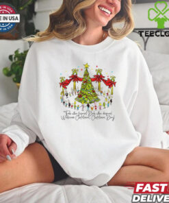Whoville Christmas tree cartoon welcome Christmas Christmas day shirt