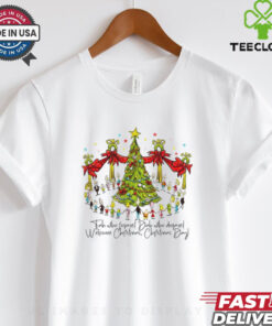 Whoville Christmas tree cartoon welcome Christmas Christmas day shirt