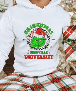 Whoville University Shirt, Grinchmas Unisex T Shirt