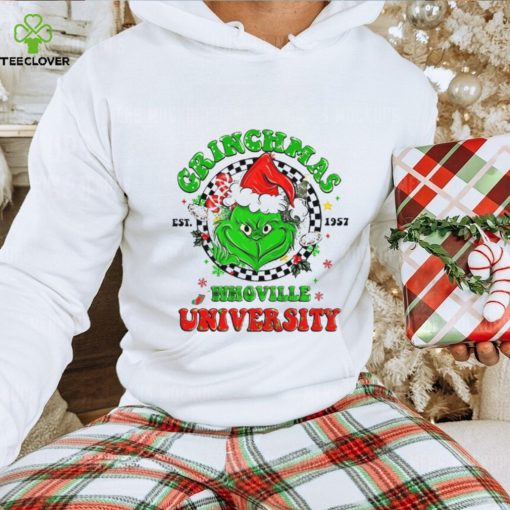 Whoville University Shirt, Grinchmas Unisex T Shirt