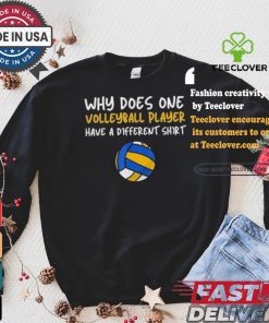Why Does One Volleyball Player Wear A Different T shirt