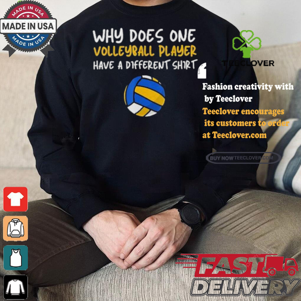 Why Does One Volleyball Player Wear A Different T shirt Why Does One Volleyball Player Wear A Different T shirt