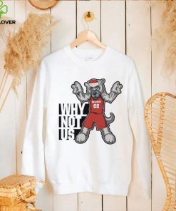 Why not us NC State Wolfpack mascot hoodie, sweater, longsleeve, shirt v-neck, t-shirt