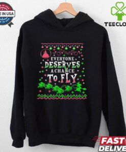 Wicked everyone deserves a chance to fly ugly Christmas shirt