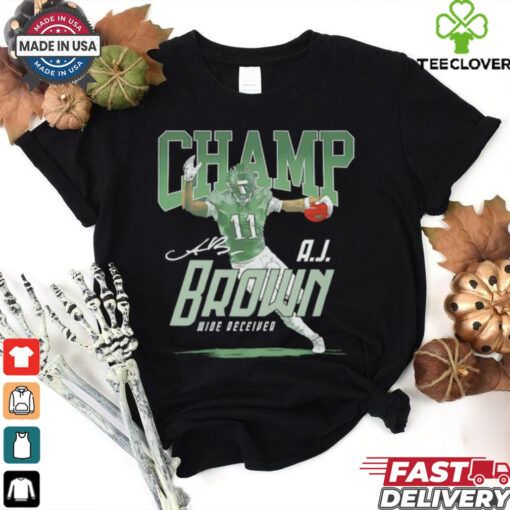 Wide Receiver A.J. Brown #11 Philadelphia Eagles Champ signature shirt