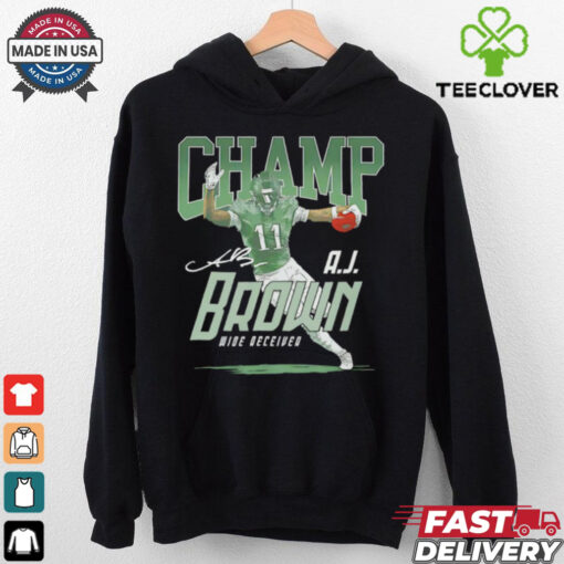 Wide Receiver A.J. Brown #11 Philadelphia Eagles Champ signature shirt