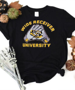 Wide receiver university T hoodie, sweater, longsleeve, shirt v-neck, t-shirt