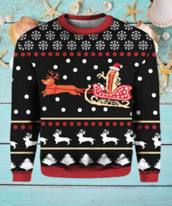 Wienerschnitzel Ugly Christmas Sweater