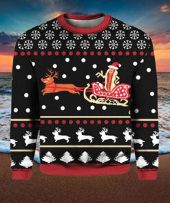 Wienerschnitzel Ugly Christmas Sweater